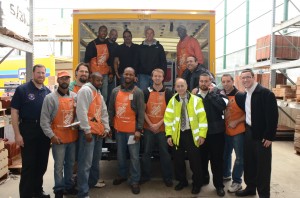 Frank Storch (in the yellow jacket) and a few Baltimore volunteers brought over $150,000 worth of emergency equipment including much-needed generators to Far Rockaway and the Five Towns in the aftermath of the hurricane. 