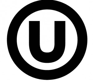 The world-famous OU logo, the symbol of the Orthodox Union's kosher certification