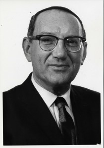 Rabbi Emanuel Rackman, who served as vice president of YU and president of the RCA and held pulpit positions at distinguished New York congregations, was a key figure in getting the Orthodox community involved in the Civil Rights Movement. Photo: Yeshiva University Archives, Public Relations Records