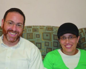 Jeff and Elyssa Aftel made aliyah in 2005 to Bet Shemesh. They have six children, ages four to twenty-one.  Photo: Zvi Volk 