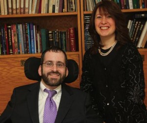 Rabbi Yehuda Simes and his wife, Shaindel Photo: Issie Scarowsky 