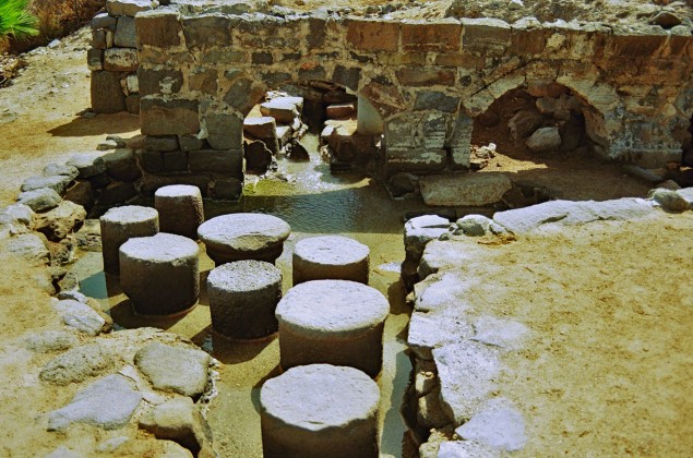 The seventeen springs of Hamat Tiberias have been known for their curative properties since antiquity.  Photos: Jack Hazut www.israelimage.net 