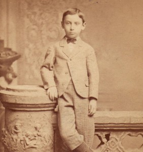 A young Jacob Cohn, son of the original Henry P. Cohn. One of nine children, he was one of the few to marry, as there was a dearth of frum Jews in the US at the time. Courtesy of Howard M. Cohn