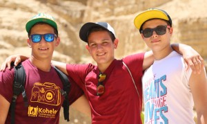 JOLT participants on a hike in Israel.